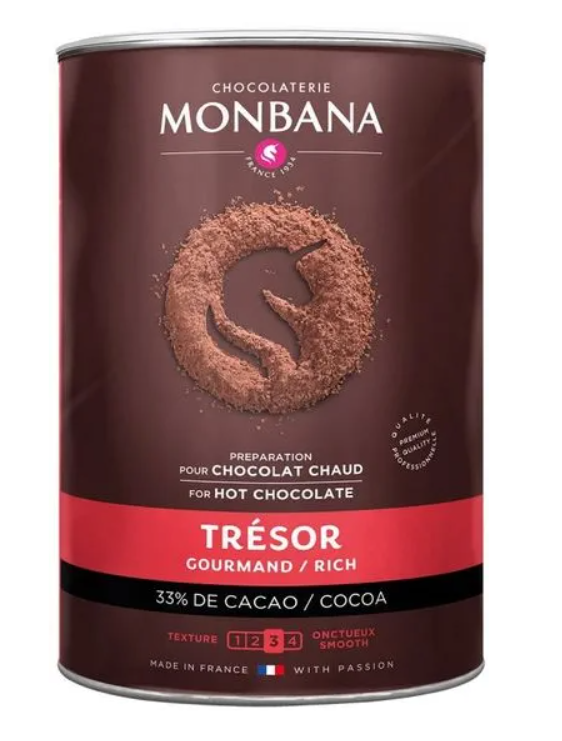 Monbana horká čokoláda Trésor