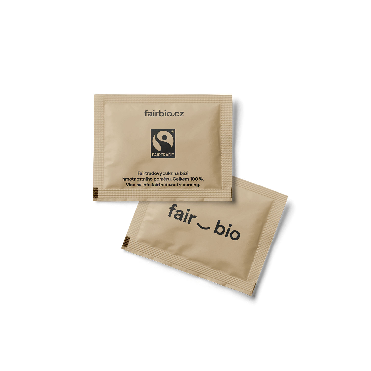 Třtinový cukr s logem FairBio, porcovaný 4g x 1000ks
