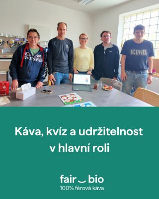 🌎 Udržitelnost po našem – s kávou, kvízem i úsměvem. 👩‍🏫 Minulý týden jsme měli v pražírně přednášku o udržitelnosti....