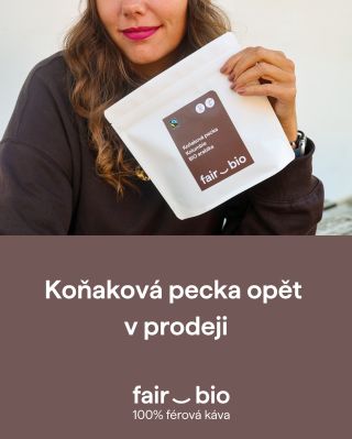 🫘 Koňaková pecka z Kolumbie je opět v prodeji! ☕ V chuti objevíte čokoládové pralinky s vanilkou a jemným dozvukem koňaku...